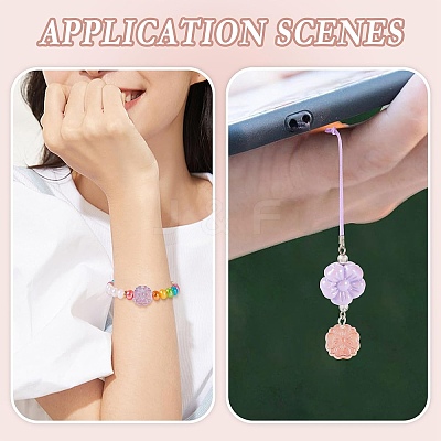 50Pcs Opaque Acrylic Beads OACR-CJ0002-24-1