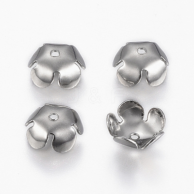 Tarnish Resistant 304 Stainless Steel Bead Cap STAS-E145-06P-1