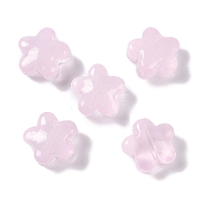 Baking Paint Glass Beads GLAA-S202-10I-1