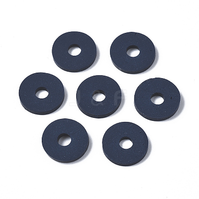 Handmade Polymer Clay Beads CLAY-R067-8.0mm-B35-1