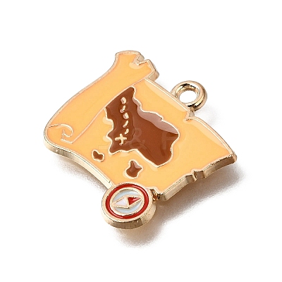 Alloy with Enamel Pendants AL-CBA9E11-03KCG-02-1