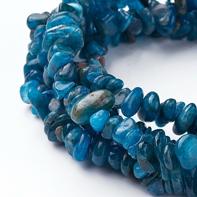 Natural Apatite Beads Strands G-P427-02-1