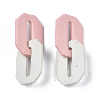 Handmade Polymer Clay Linking Rings LS-CLAY-N010-033-03-1