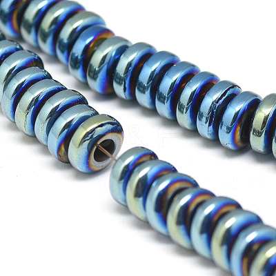 Electroplate Non-magnetic Synthetic Hematite Beads Strands G-T061-42A-1