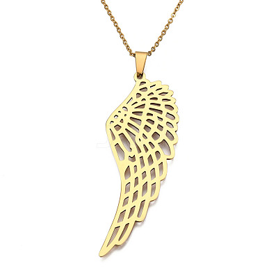 201 Stainless Steel Pendants Necklaces NJEW-S105-JN676-45-2-1