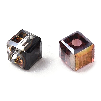 Faceted Transparent Glass Beads GLAA-E047-03A-1