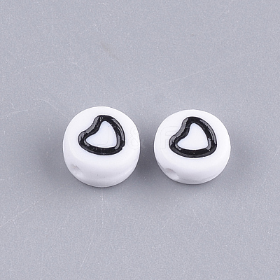 Opaque Acrylic Beads MACR-S273-17-1