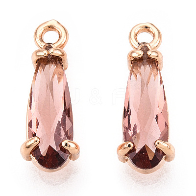 Faceted Glass Pendants X1-GLAA-T010-004G-1