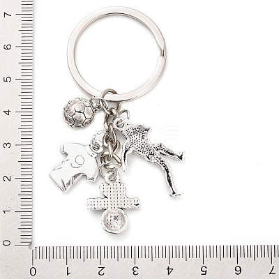 Zinc Alloy Keychains KEYC-I118-01ASP-03-1
