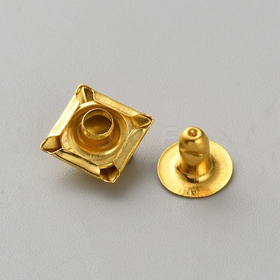 Brass Rivets KK-WH0103-009G-04-1
