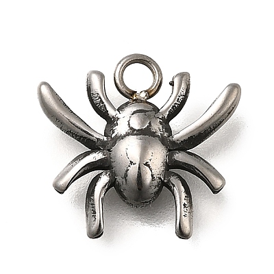 Retro 304 Stainless Steel Charms STAS-L284-09AS-1