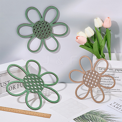 3Pcs Natural Wood Pendant Sets WOOD-WH20002-03A-1