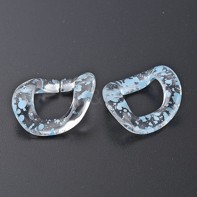 Transparent Acrylic Linking Rings OACR-N009-015A-B10-1