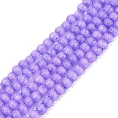 Glass Imitation Cat Eye Beads Strands GLAA-N075-01A-05-1