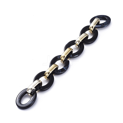 Handmade CCB Plastic Cable Chains AJEW-JB00682-05-1