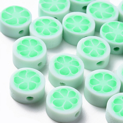 Handmade Polymer Clay Beads CLAY-T020-14A-1