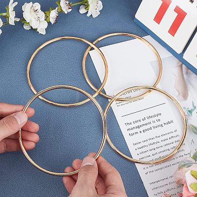 Round/Circular Ring Iron Purse Handles FIND-CA0001-12G-1