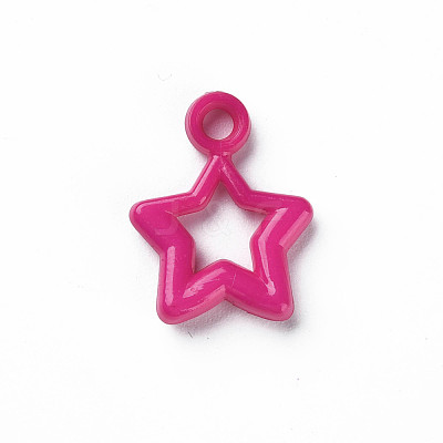 Opaque Acrylic Pendants X-MACR-N013-061-1