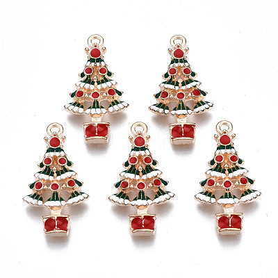 Alloy Enamel Pendants ENAM-Q442-028-RS-1