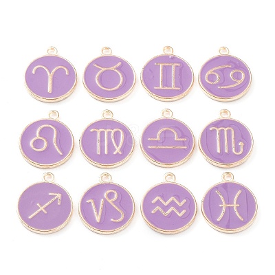 Alloy Enamel Pendants ENAM-S124-01A-01-1