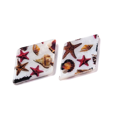 Natural Freshwater Shell Pendants BSHE-S304-19C-1