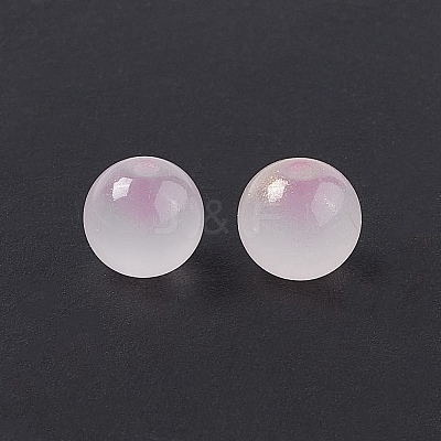 Glass Imitation Jade Beads GLAA-P029-03A-1