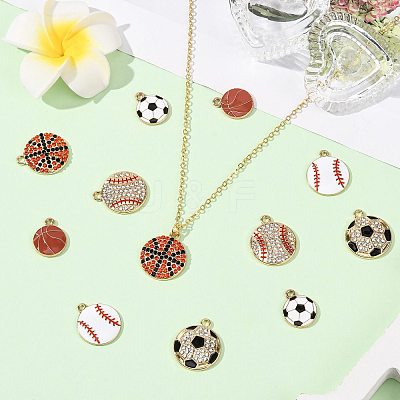 Alloy Enamel Pendants FIND-FS0005-04C-1