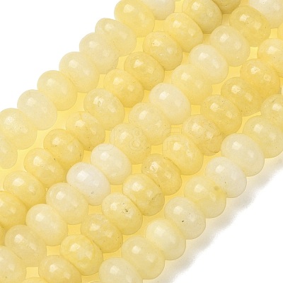 Dyed Natural White Jade Beads Strands GG-CBA9281-A15-5x8mm-1