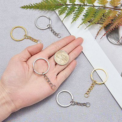 Alloy Split Key Rings PALLOY-CJ0001-44-1