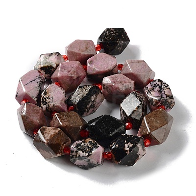 Natural Rhodonite Beads Strands G-C182-31-02-1