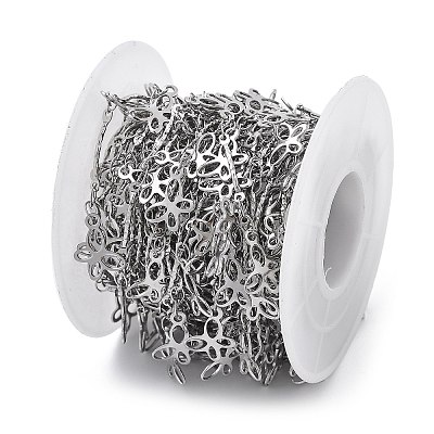 304 Stainless Steel Link Chains CHS-U002-05P-08-1