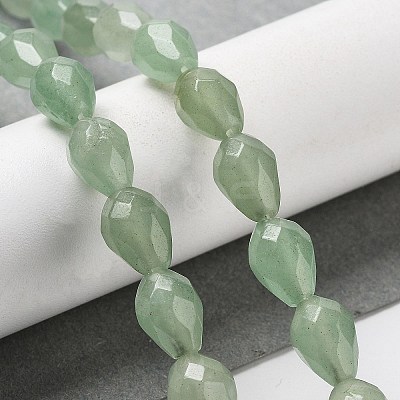 Natural Green Aventurine Beads Strands G-P520-B16-01-1