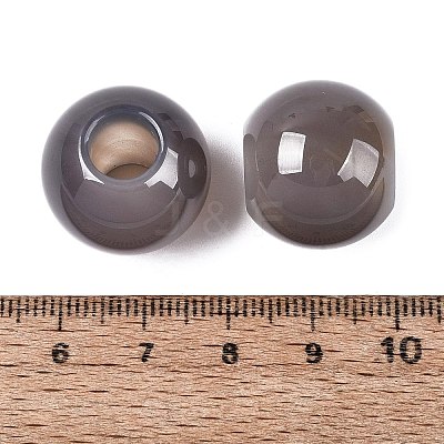 Natural Grey Agate Beads G-Q608-05C-1
