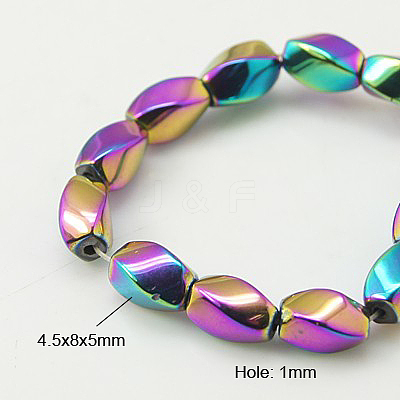 Magnetic Synthetic Hematite Beads Strands G-S043-4-1