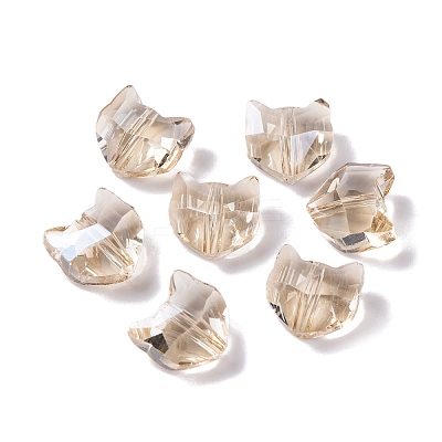 100Pcs Electroplate Glass Beads EGLA-P060-01B-PL02-1
