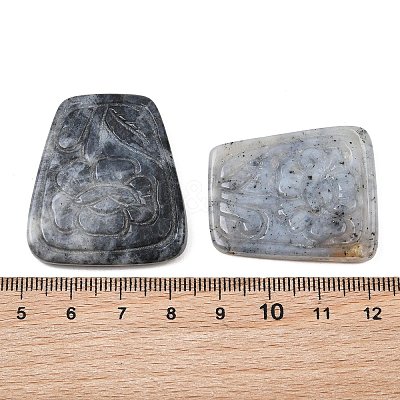 Natural Agate(Dyed & Heated) Carved Pendants GG-CBA3D9B-04-1