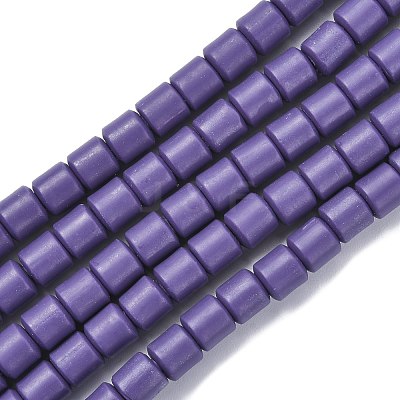 Polymer Clay Bead Strands CLAY-T001-C50-1