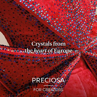 Preciosa® Crystal Hotfix Flatback Stones Y-PRC-HSS6-30010-1