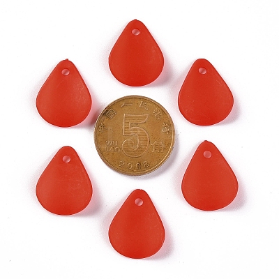 Transparent Frosted Acrylic Pendants MACR-S371-09A-712-1