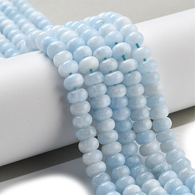 2 Strands Natural White Jade Beads Strands G-PA0001-23D-1
