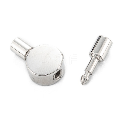 Tarnish Resistant 304 Stainless Steel Bayonet Clasps X-STAS-P285-03P-1