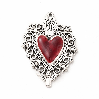 Alloy Enamel Pendants FIND-A028-01AS-03-1