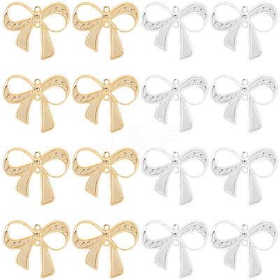 20Pcs 2 Colors Brass Connector Charms KK-BBC0022-11-1