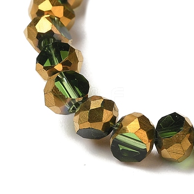 Electroplate Glass Beads Strands EGLA-P061-01B-03-1