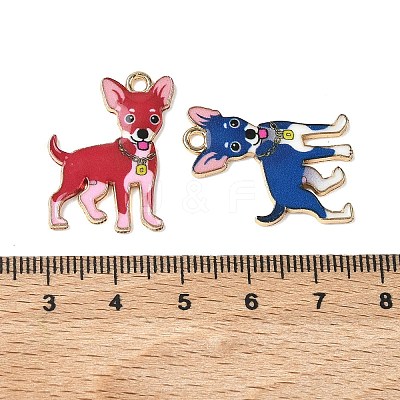 Alloy Enamel Pendants ENAM-T026-01M-1