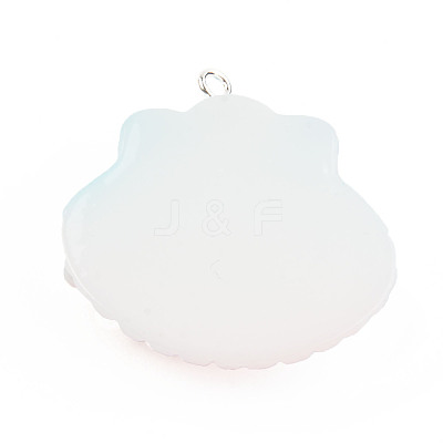 Opaque Resin Pendants X-RESI-S356-059B-05-1