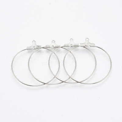 Non-Tarnish 304 Stainless Steel Pendants X-STAS-T031-20-45mm-1