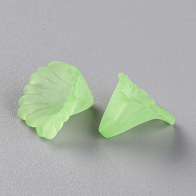 Frosted Acrylic Bead Caps MACR-S371-10A-733-1