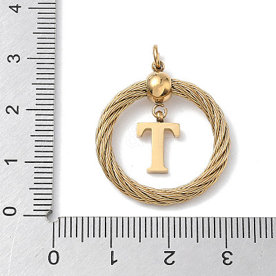 304 Stainless Steel Pendants STAS-D154-01T-G-1