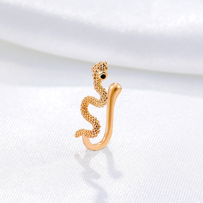 Brass Snake Clip on Nose Rings WGF4B6F-01-1